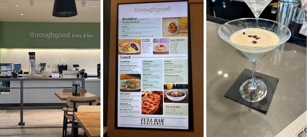 Throughgood Bistro & Bar Menu